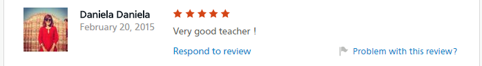 Very good teacher !